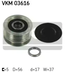 VKM 03616 SKF Механизм свободного хода генератора